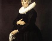 弗朗斯哈尔斯 - Portrait Of A Woman